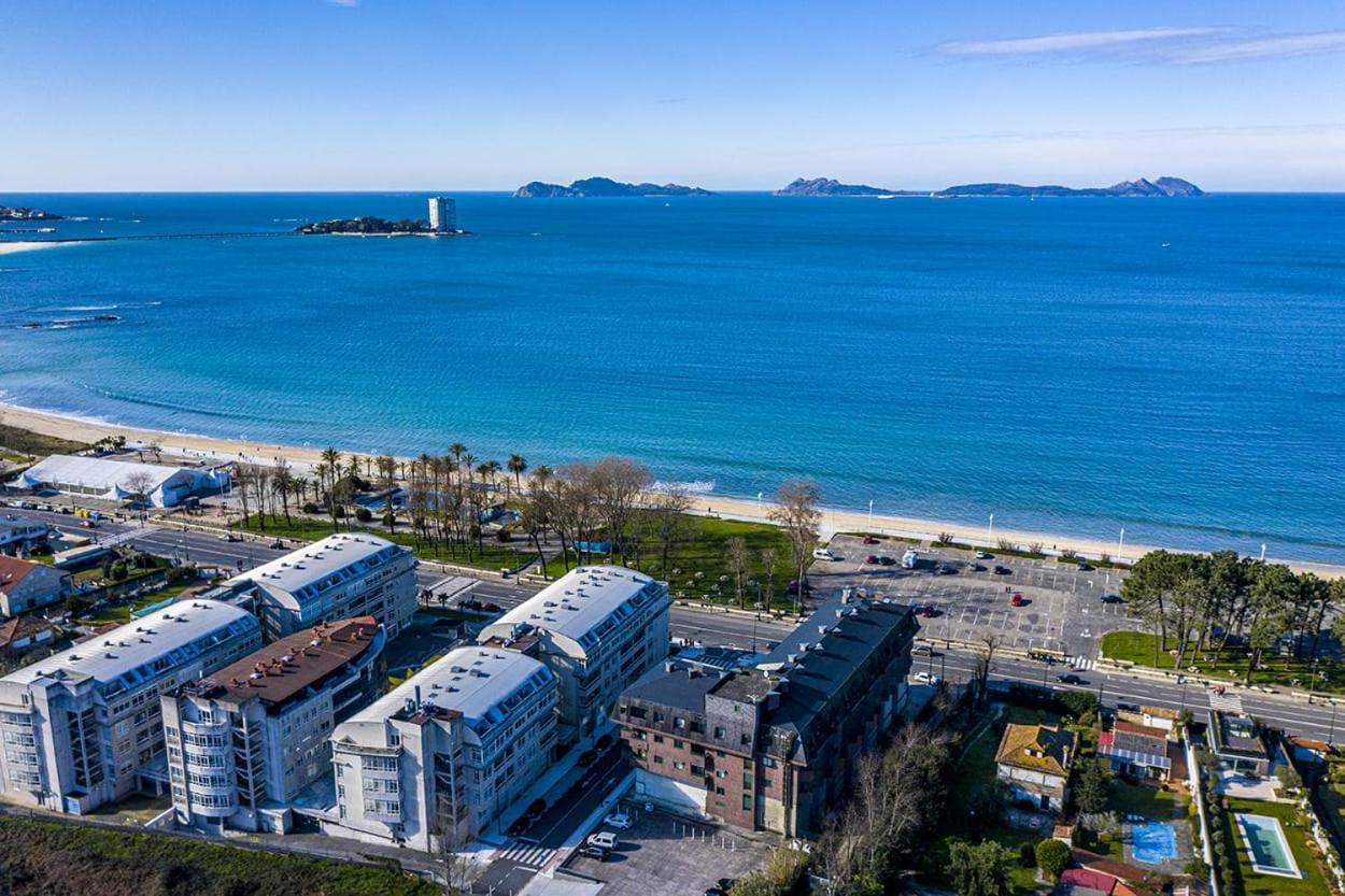 Samil Apartment, Primera Linea De Playa Con Wifi Y Garaje Vigo Ngoại thất bức ảnh