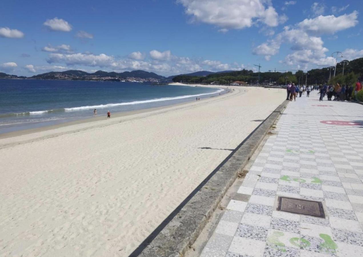 Samil Apartment, Primera Linea De Playa Con Wifi Y Garaje Vigo Ngoại thất bức ảnh