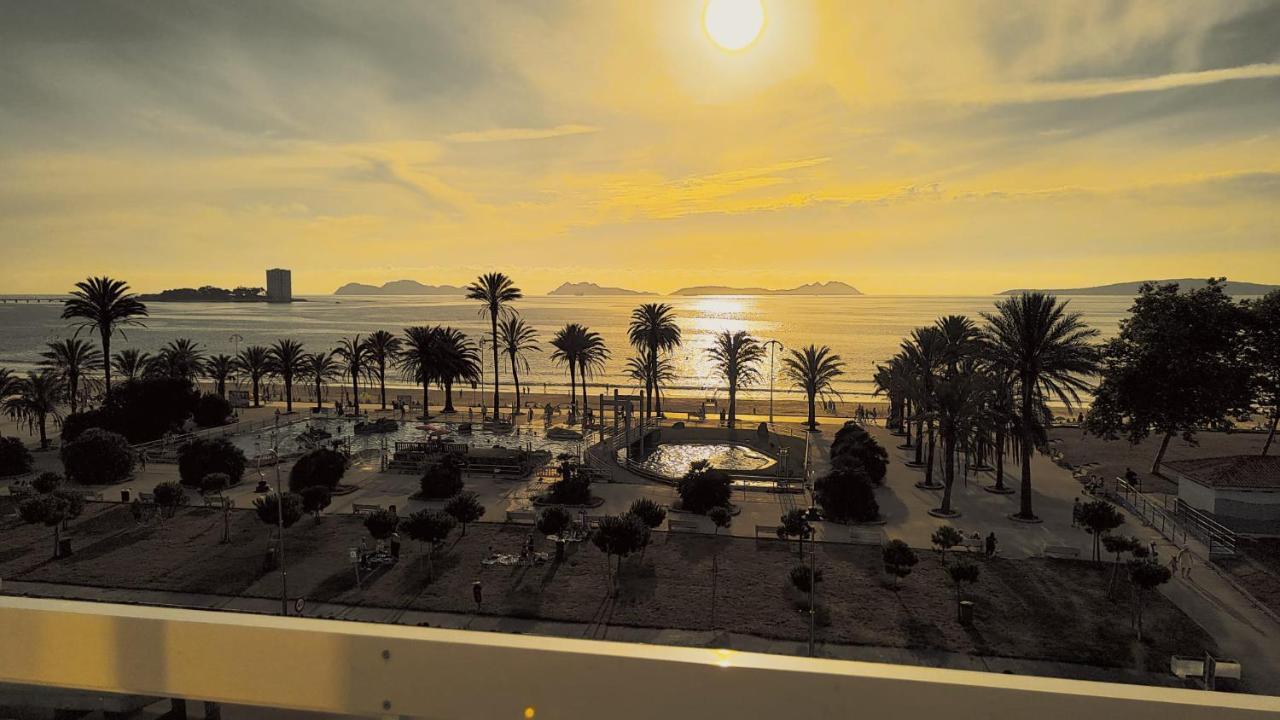 Samil Apartment, Primera Linea De Playa Con Wifi Y Garaje Vigo Ngoại thất bức ảnh